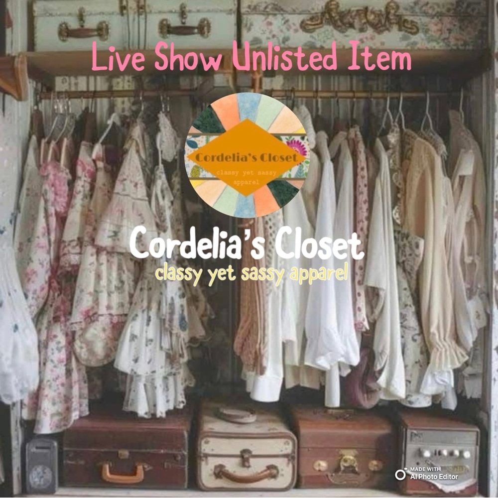 🎀Part 3 Cordelia’s Closet Live Show Unlisted Item
